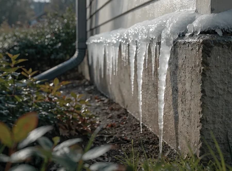 Foundation and ice risk