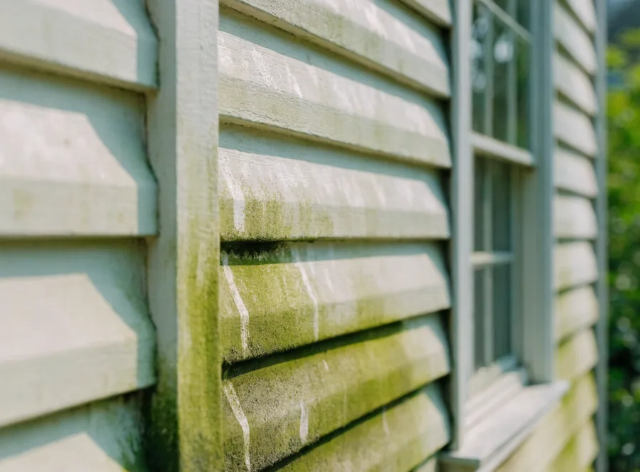 Vinyl-over-bungalow green film