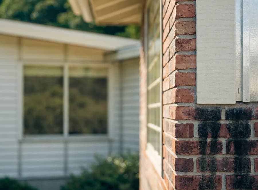 Mid-century brick and aluminum