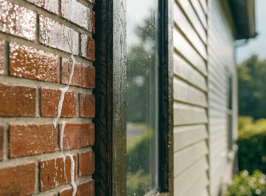 Brick fronts, vinyl sides