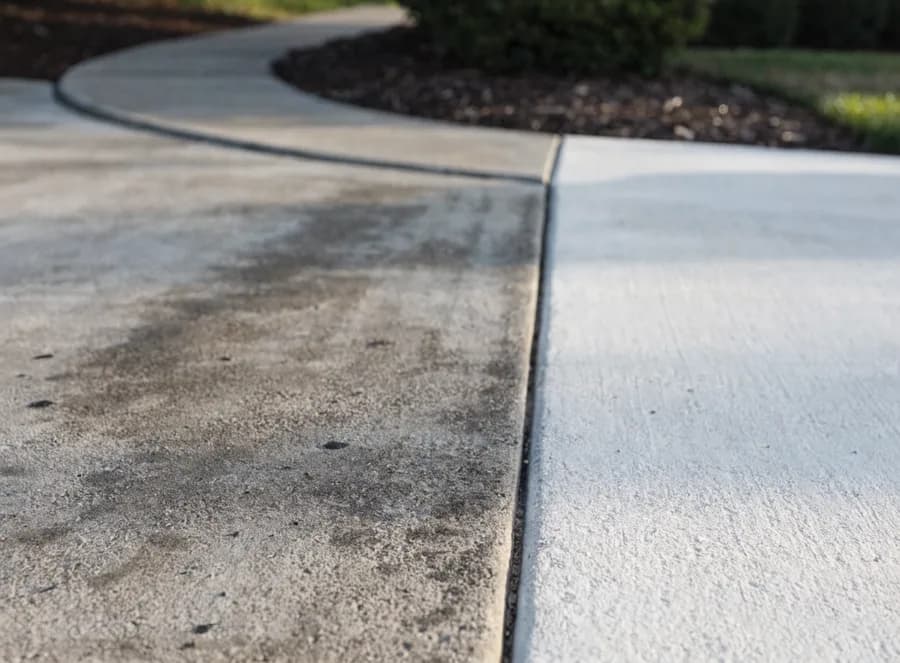 Concrete driveways and walks